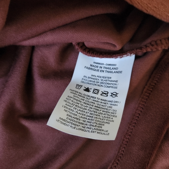 NWT ❗️ Nike Air women's veloure 1/4 zip long sleeves top bronze ( brown) size xs - Picture 6 of 9